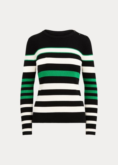 Suéter Ralph Lauren Ribbed Algodão-Blend Mulher 82971-QENZ